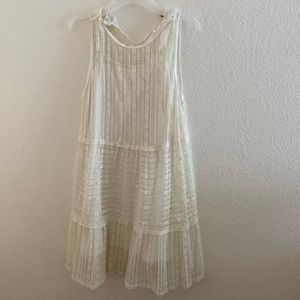 Flowy White Lace Dress